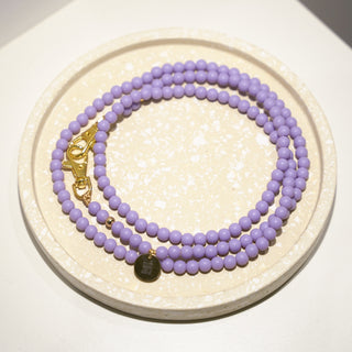 Handykette - flieder/gold